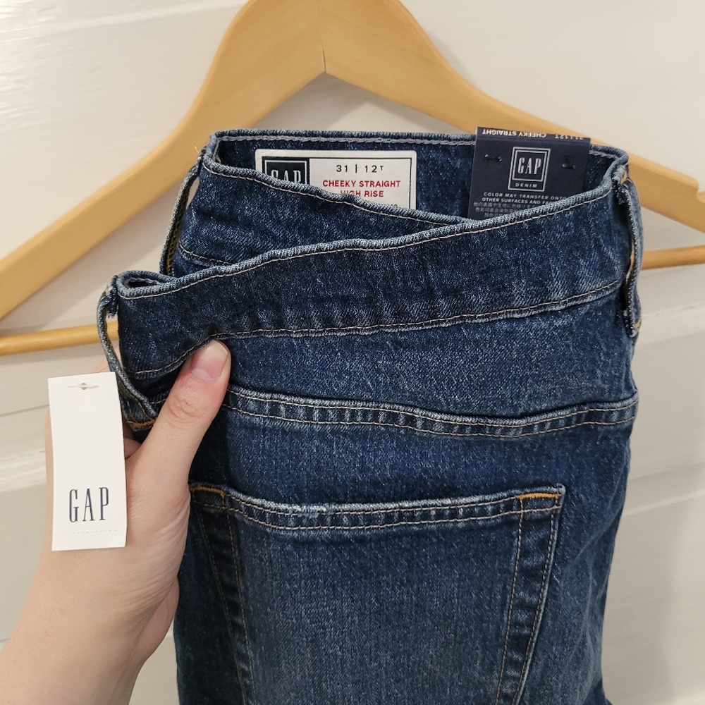 GAP Cheeky Straight High Rise jeans 31/12T